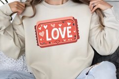 Cute Watercolor Valentines Day Clipart PNG Product Image 1