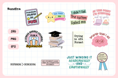 12 Funny Student Life Saying SVG Bundle V1 Product Image 3