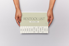 Freezer, Fridge &amp; Pantry Restock Lists Printable Kitchen Product Image 3