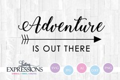 Adventure is out there with Arrow Craft Quote SVG Product Image 1