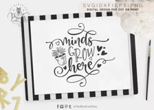Minds Grow Here SVG | School SVG | Teacher SVG Product Image 3