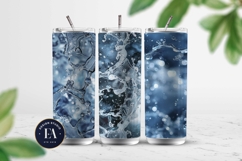 Blue Water Splash Texture | Liquid Abstract Background Product Image 2
