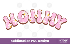 Mama Png Retro Flowers Mother&#039;s Day Floral Mom Sublimation Product Image 1