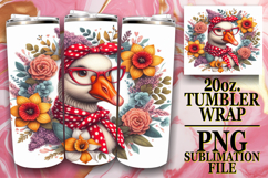 ENCHANTING VIBES 20oz TUMBLER WRAP, Cute Animals Product Image 1