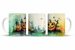 Halloween Mug Wrap 11 oz and 15 oz | Halloween Sublimation Product Image 2
