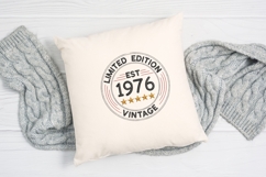 Born in 1976 Embroidery Design - Limited Edition Pattern Product Image 3