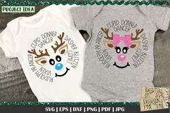 Reindeer Face SVG | Reindeer SVG | Reindeer Names SVG Product Image 2