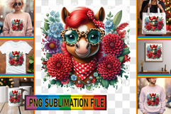 RADIANT TSHIRT Gift Ideas PNG, Cute Animals Product Image 1