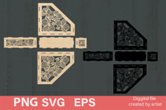 stand svg, stand for napkins svg, home decor svg, laser cutt Product Image 2