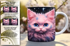 Cat Lovers&#039; Delight: Colorful Mug Wrap Design Product Image 1