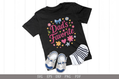 Dad&#039;s Favorite SVG Funny Family Design for T-Shirts and Gift Product Image 2
