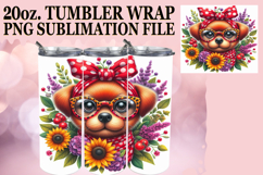 Sweet Memories 20oz tumbler wrap, Cute Animals Product Image 1