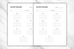 Water Tracker Editable Template 1 | Weekly Day-by-Day Product Image 3