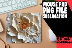 Petal Paradise: Sublimation Mouse Pad Designs Art PNG Product Image 1