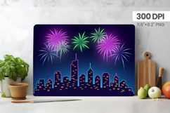 Happy New Year Cutting Board PNG Festive New Year&#039;s Eve 2026 Product Image 1