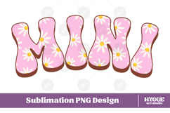 mini Png Retro Flowers Mother&#039;s Day Floral Mom Sublimation Product Image 1