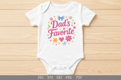 Dad&#039;s Favorite SVG Funny Family Design for T-Shirts and Gift Product Image 6