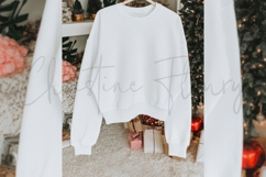 White Christmas Sweatshirt Mockup Product Image 3