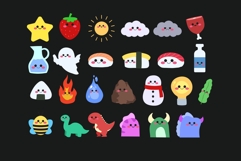 Cute Doodle Character Bundle Product Image 2