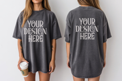 Pepper Comfort Colors 1717 Front &amp; back T shirt Mockup Product Image 1