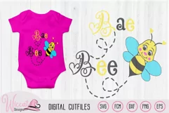 Bumblebee svg, baby svg, Bee girl svg, Product Image 1