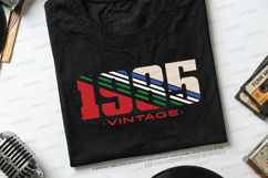 Vintage 1985 SVG Product Image 1