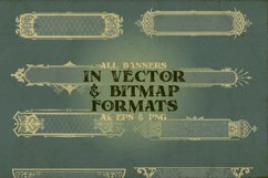 30 Vintage Ornamental Banners Product Image 3