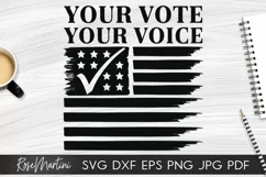 Your Vote Your Voice SVG PNG Electioins 2020 Use Your Voice Product Image 5