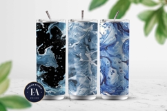 Blue Water Splash Texture | Liquid Abstract Background Product Image 2