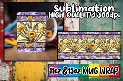 Chic Leopard &amp; Floral Fusion Mug Designs 15oz 11oz Product Image 1