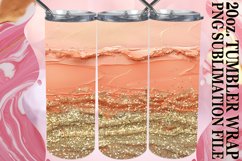 Sparkling Leopard Pattern Tumbler Graphic: Sublimation - 20o Product Image 1