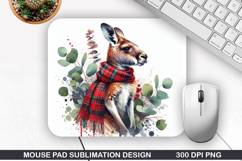 Deer Mouse Pad Sublimation, Animals Mouse Pad PNG Design Product Image 1