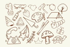 50 Cute Handdrawn Doodle Bundle Product Image 2