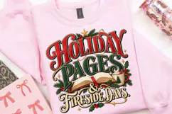 Holiday Pages & Fireside Days PNG, Christmas Book Lover Sub Product Image 4