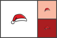 Red Santa Hat Icon for Christmas and Holiday Celebration Product Image 1