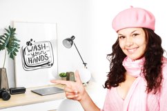Wash UR Hands_Graphic ART_PNG &amp; JPEG file Product Image 1