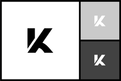 Modern Bold Letter K Logo Product Image 1