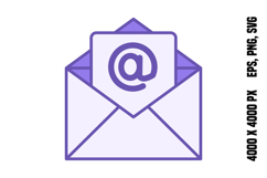 Colored Mail Icon Product Image 1