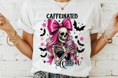 Funny Coffee Skeleton saying Sublimation BUNDLE. Product Image 18