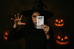 Spooky Halloween Receipt PNG|Funny Printable &amp; Sublimation Product Image 3