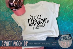 Mermaid shirt Craft mock up | High Resolution JPEG Product Image 3