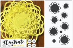 Paper Cut Flowers SVG Cut File - Paper Cutting Bundle DIY - Free Design of The Week Product Image 5
