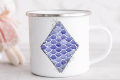 Mermaid Patters in Digital Papers and Frame Elements Product Image 6