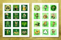 St.Patrick's Day Digital Collage Sheet,St Patrick Circles Product Image 2