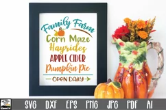Family Farm SVG - Fall SVG File - Autumn Cut file Product Image 1
