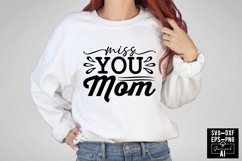 Miss You Mom Svg Cut Files Creative Art Product Image 1
