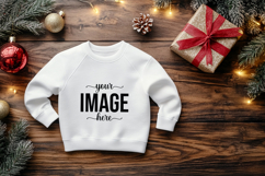 Christmas Sweatshirt Mockup, Christmas Baby Mockups Product Image 1