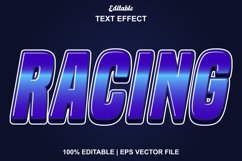 racing text effect Product Image 1