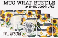 Mug Sublimation Wrap -Shine Like A Sunflower Bundle Product Image 1