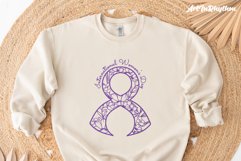 International Women&#039;s Day Svg, Happy Women&#039;s Day Svg, Ribbon Product Image 5